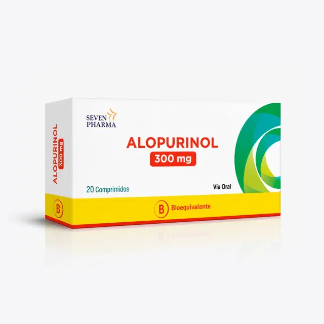 Alopurinol 300 mg 20 Comprimidos