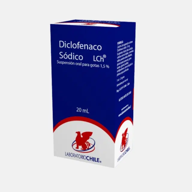 Diclofenaco 1,5% 20ml Gts.