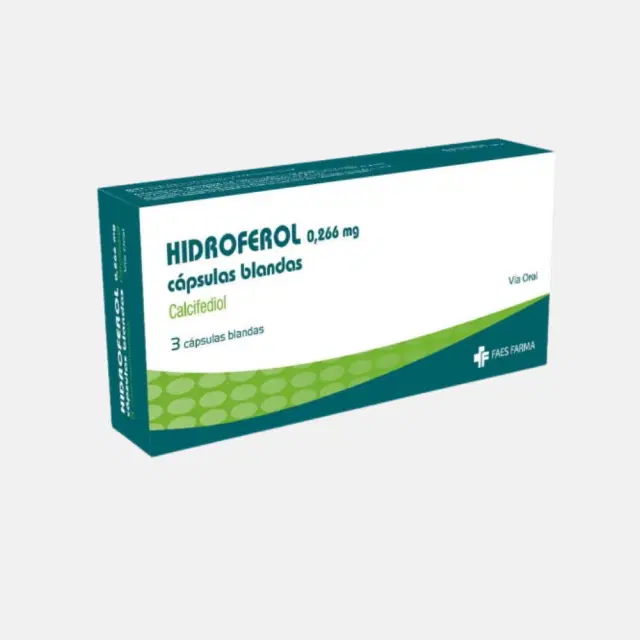 Hidroferol 0,266mg 3 Cap.Bl.
