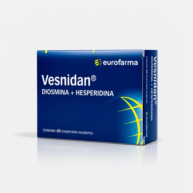 Vesnidan Diosmina / Hesperidina 450 /50 mg 60 comprimidos recubiertos