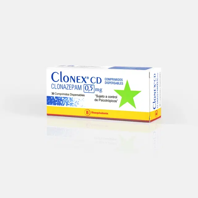 Clonex CD 0,5mg 30 Comp.Bd.