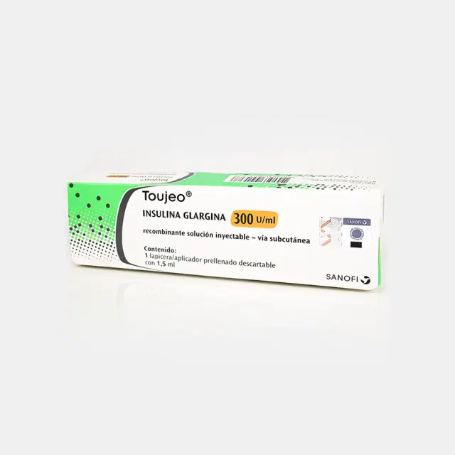Toujeo (Insulina Glargina humana 300 UI/ml) - Solución Inyectable