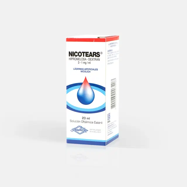 Nicotears 0,1%/0,3% 20ml Sol.Oft.