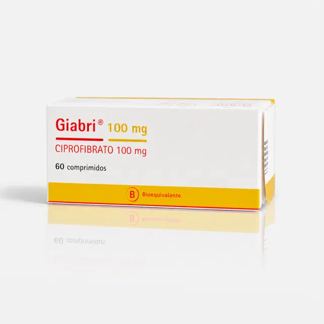 Giabri Ciprofibrato 100 mg 60 comprimidos