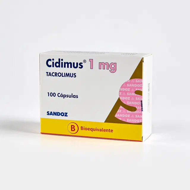 CIDIMUS (B) TACROLIMUS 1MG 100 CÁPSULAS