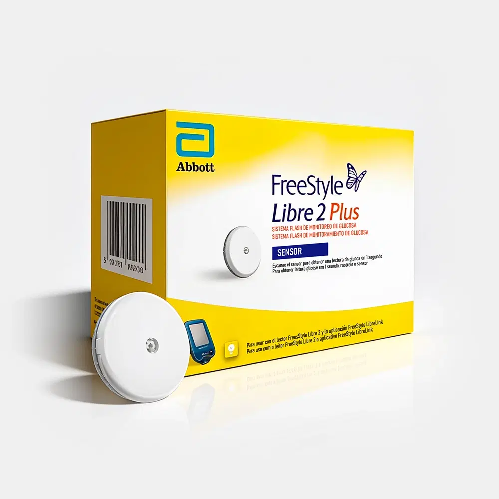 Freestyle Libre 2 plus Sensor para monitoreo continuo de glucosa 1 unidad