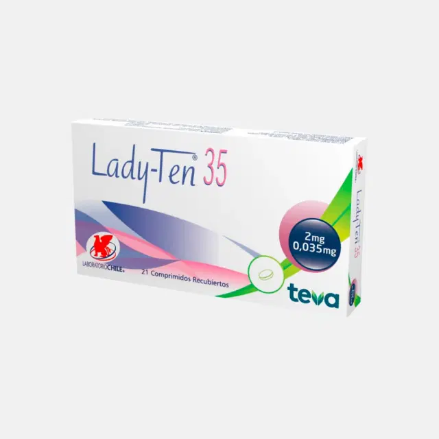 Lady Ten 35 2mg/0,035mg 21 Comp.Rec.