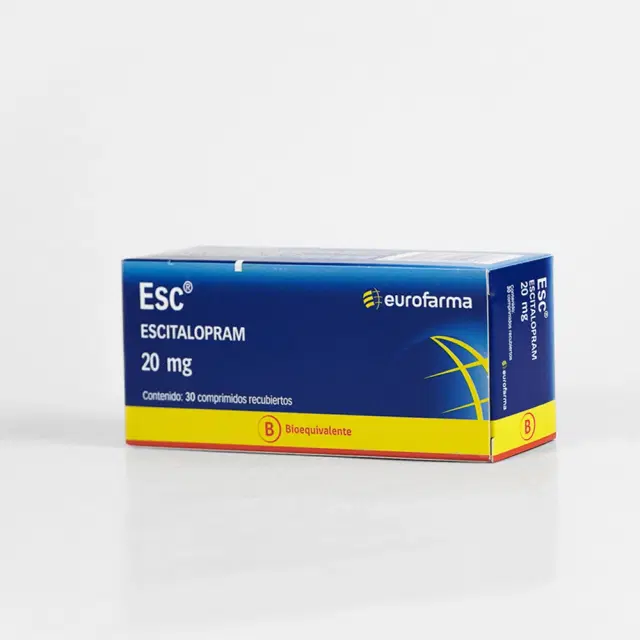 Esc Escitalopram 20 mg 30 comprimidos recubiertos