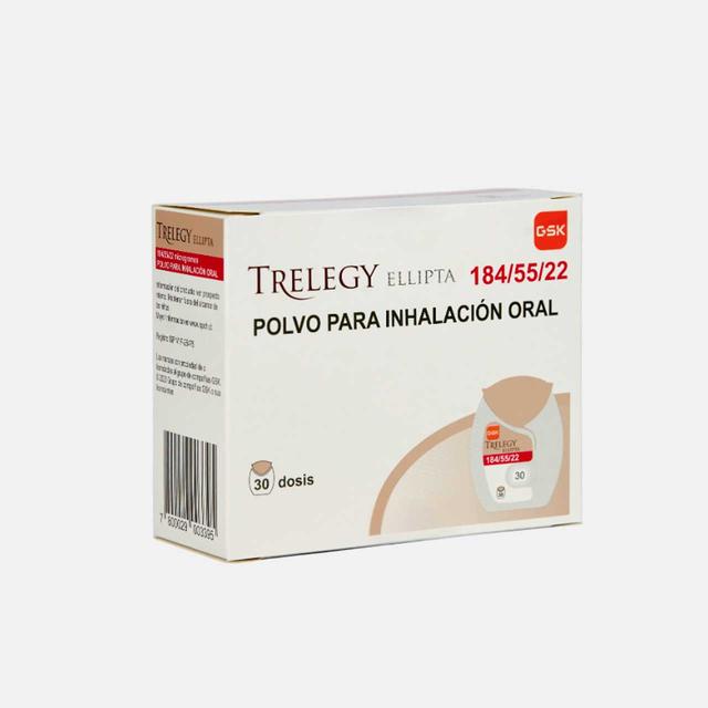 Trelegy Ellipta 184mgC/55mgC/22mgC 30 Dosis