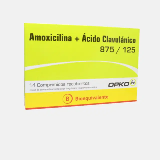 Amoxicilina/Ácido Clavulanico 875mg/125mg 14 Comp.