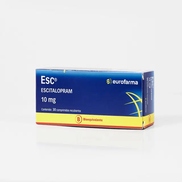 Esc Escitalopram 10 mg 30 comprimidos recubiertos