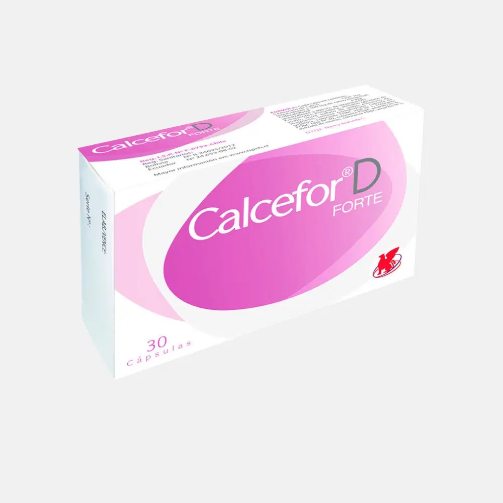 Calcefor D Forte 1250mg/4mg 30 Cap.
