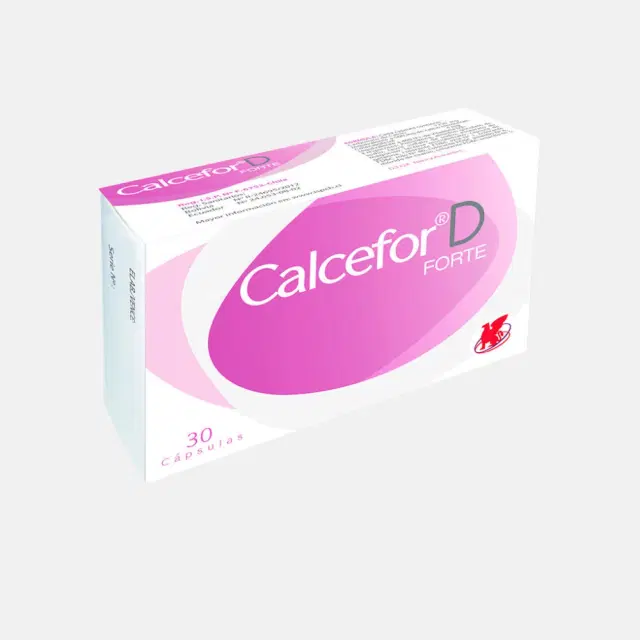 Calcefor D Forte 1250mg/4mg 30 Cap.