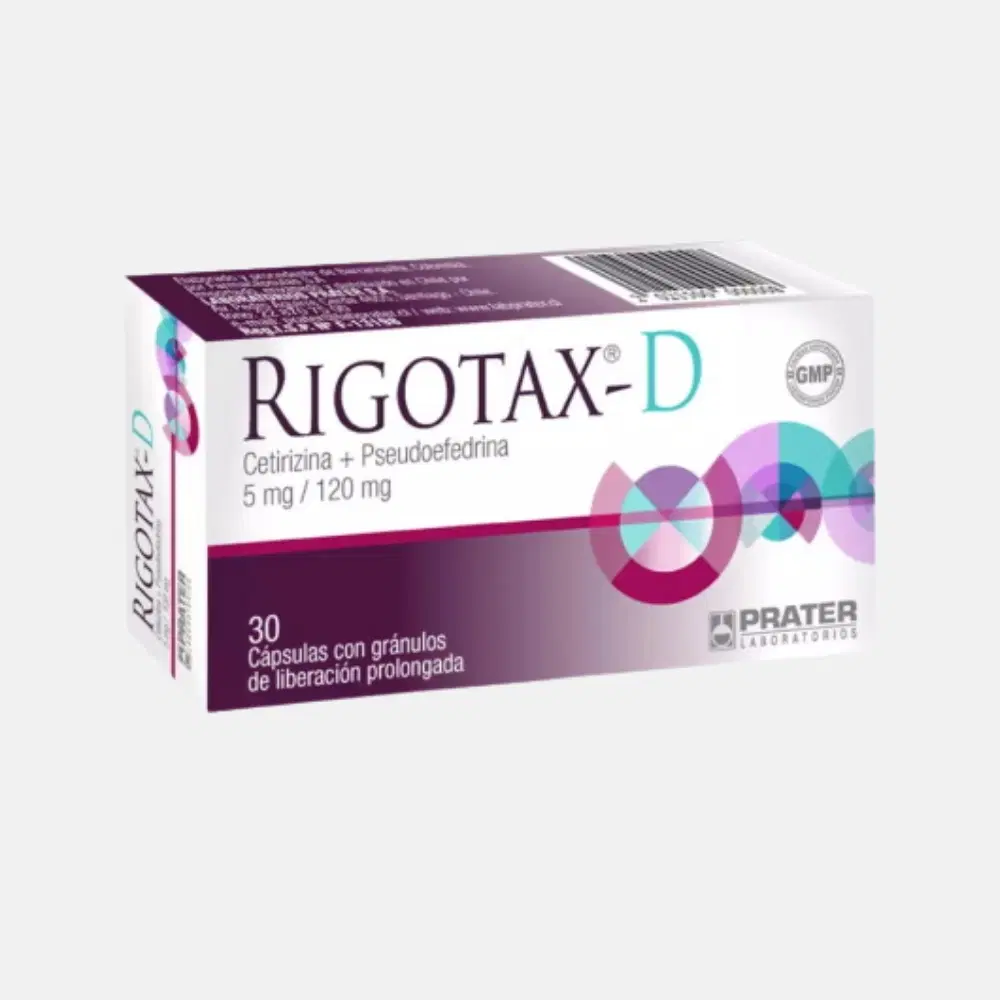 Rigotax D 120mg/5mg 30 Cap.Lp.