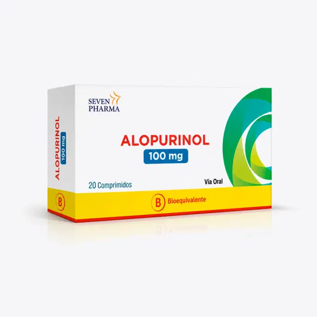 Alopurinol 100 mg 20 Comprimidos