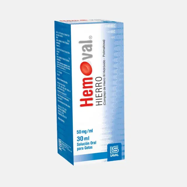Hemoval 50mg/5ml 30ml Gts.
