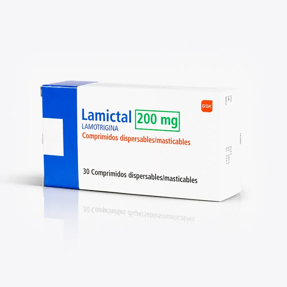 Lamictal Lamortrigina 200 mg 30 comprimidos masticables