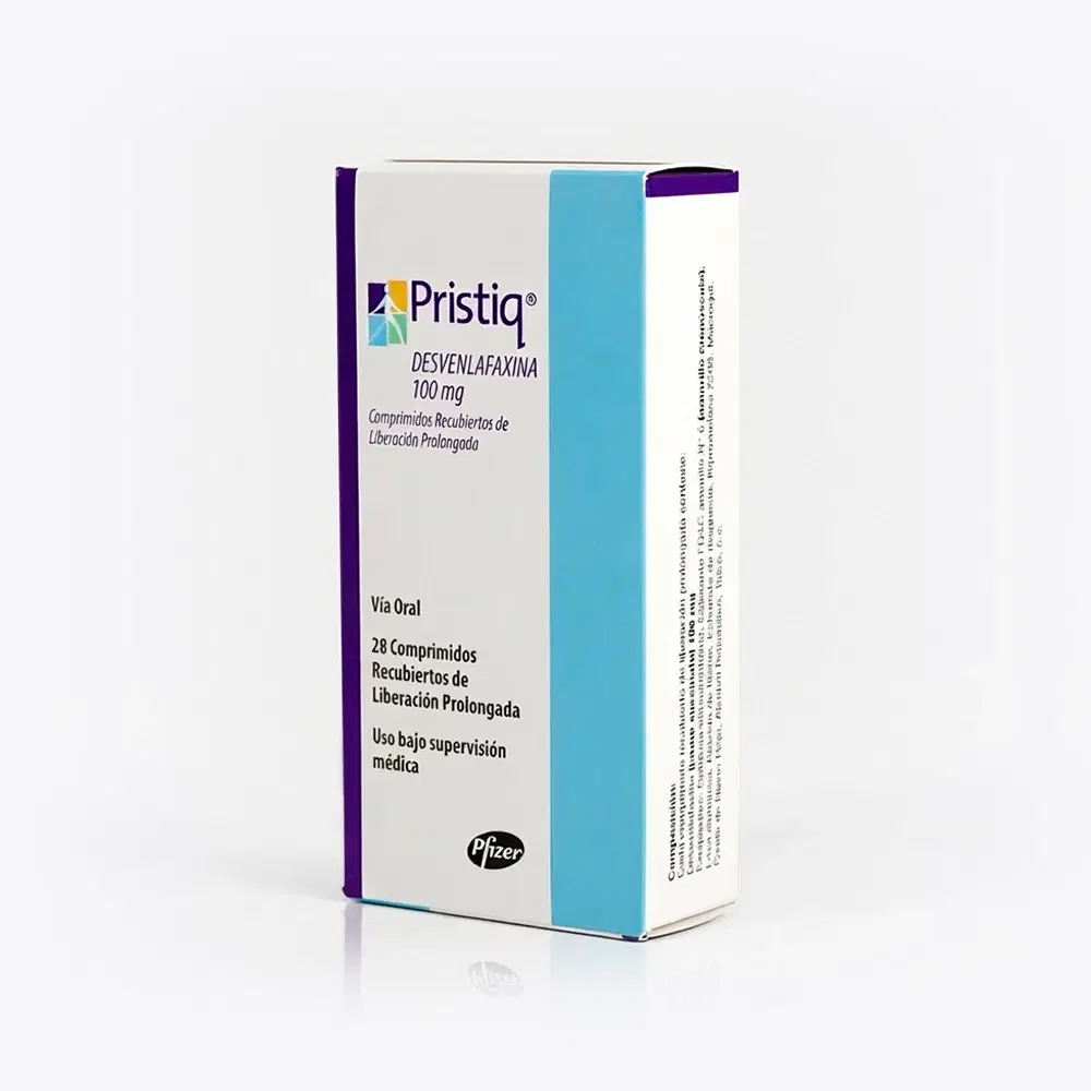 Pristiq Desvenlafaxina 100 mg 28 comprimidos de liberación prolongada