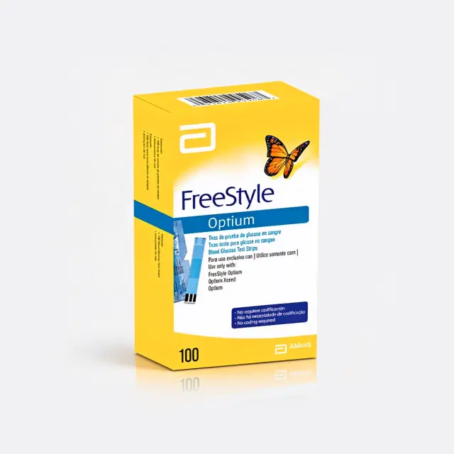 Freestyle Optium Glucosa X100 Cintas